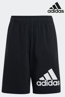 adidas Black Sportswear Essentials Big Logo Cotton Shorts (A83228) | kr234