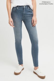 French Connection Blue Rebound Denim Skinny Jeans (A83818) | $124