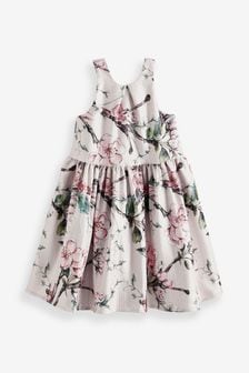 Metallic-Kleid mit Blumen-Print (3-16yrs) (A83845) | 21 € - 25 €