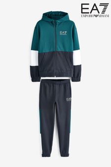 海軍藍 - Emporio Armani男童拼色連帽運動套裝 (A84267) | HK$1,175