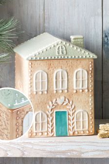 Brown Gingerbread House Treat Jar (A84349) | AED96
