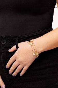 Caramel Jewellery London Party Of Armband mit Sternen, Goldfarben (A84542) | 28 €