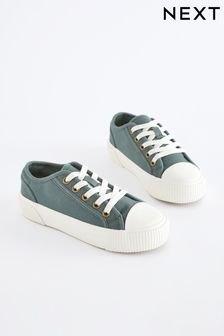 Green Lace-Up Low Trainers (A84621) | €22 - €31