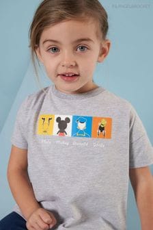 T-shirt Angel & Rocket gris imprimé Disney (A84706) | €7 - €8