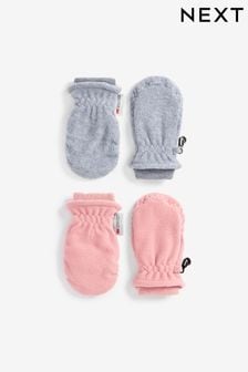 Thermal Fleece Mitts 2 Pack (3mths-6yrs)