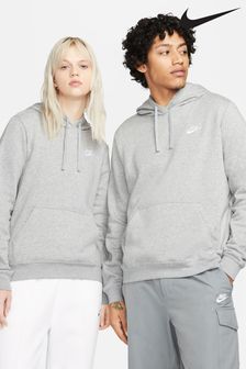 Grau - Nike Club Fleece-Kapuzensweatshirt (A84961) | 92 €