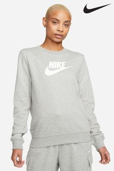Nike Grey Club Fleece Crew Sweatshirt (A84966) | €34