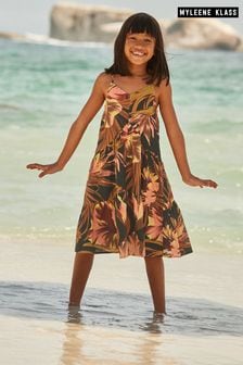 Sukienka dziecięca Myleene Klass z tropikalnym nadrukiem (A85381) | 62 zł - 75 zł
