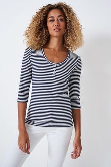 Crew Clothing Company Blue Harrie Top (A85418) | €20
