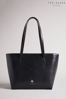 Ted Baker黑色Jorjina花卉金屬環小型購物袋 (A85572) | NT$6,050