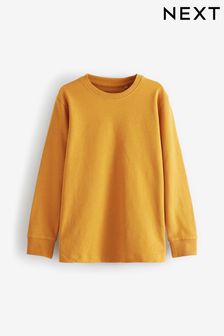 Ochre Yellow Long Sleeve Cosy T-Shirt (3-16yrs) (A85577) | ₪ 19 - ₪ 33
