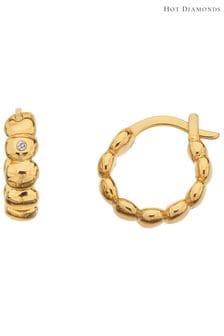 Hot Diamonds X Jac Jossa Gold Tone Beach Earrings (A85731) | HK$514
