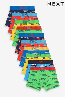 Multi Print 10 Pack Trunks (2-16yrs) (A86193) | TRY 731 - TRY 785