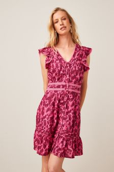 Pink Animal Mini Dress (A86232) | €18