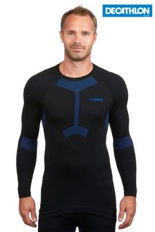 Decathlon Ski Seamless Base Layer Black Top (A86400) | 148 QAR