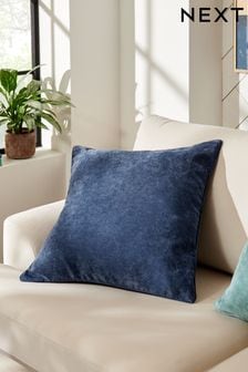 Navy 59 x 59cm Soft Velour Cushion (A86752) | €20