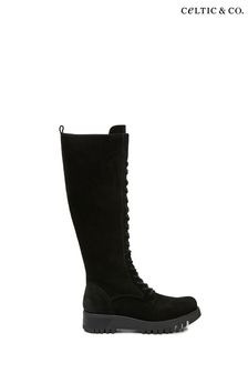 Celtic & Co. Black Wilderness Knee High Boots (A86819) | 172 €