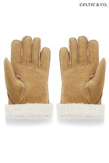 Celtic & Co. Natural Sheepskin Gloves (A86831) | ₪ 363