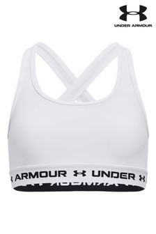 Under Armour Black Youth Crossback Mid Solid Sports Bra (A86941) | €10.50