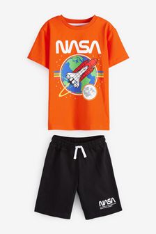 Orange Nasa Rocket T-Shirt And Shorts Set (3-16yrs) (A87071) | €35 - €50