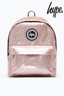 Hype. Pink Glitter Leopard Backpack (A87497) | R588
