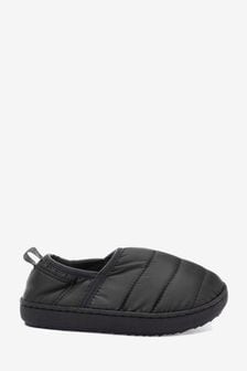 Black Quilted Thinsulate Sporty Slipper (A87654) | 23 € - 28 €