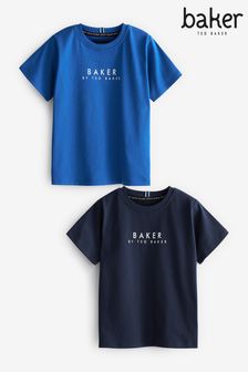 أزرق/أزرق داكن - حزمة من 2 تيشرتات من Baker By Ted Baker (A87678) | 11 ر.ع - 13 ر.ع