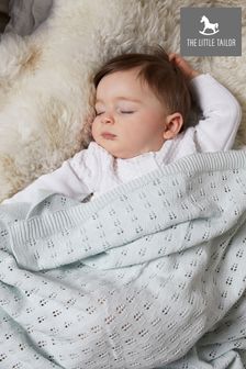 The Little Tailor Blue Pointelle Blanket (A87851) | 1,415 UAH