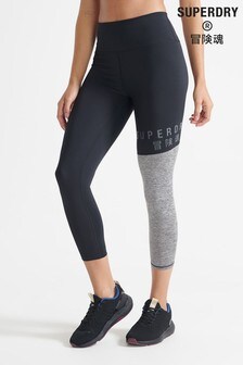 Superdry Grey Training Graphic 7/8 Leggings (A87924) | €44