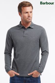 Barbour® Grey Essential Long Sleeve Sports Polo Shirt (A87991) | 71 € - 78 €
