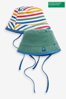 قبعة خضراء ذات وجهين من Benetton (A88231) | 68 ر.ق