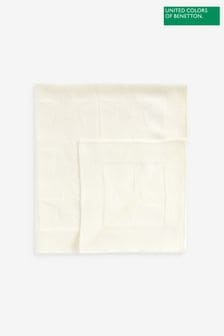 أبيض - بطانية من Benetton  (A88275) | 104 د.إ