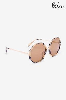 Boden Black Octagonal Sunglasses (A88420) | $177
