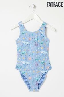 FatFace Girls Blue Under The Sea Swimsuit (A88601) | ₪ 70