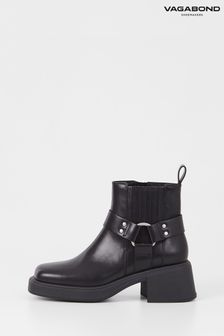Vagabond Shoemakers Dorah Harness Black Boots (A88971) | SGD 319