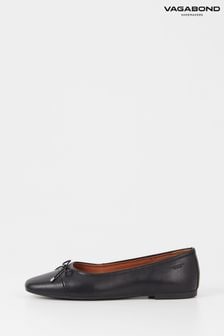 Vagabond Shoemakers Jolin Bow Ballerina Black Shoes (A89065) | kr1,168