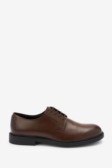 Brown Leather Derby Shoes (A89194) | BGN 104