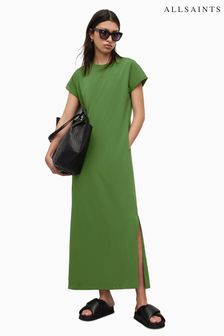 AllSaints Green Anna Maxi Dress (A89204) | LEI 591