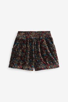 Multi Floral Printed Velvet Shorts (3-16yrs) (A89220) | 12 € - 15 €
