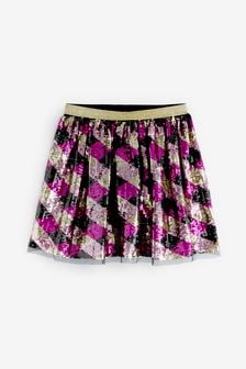 Multi Next Sequin Skirt (3-16yrs) (A89222) | DKK122 - DKK151