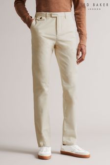 Ted Baker Genay Irvine White Fit Slim Chinos (A89293) | ₪ 419