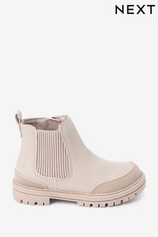 Cream Wide Fit (G) Chelsea Boots (A89324) | €14.50 - €17.50