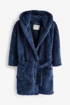 Navy Blue Soft Touch Fleece Dressing Gown (1.5-16yrs) (A89328) | TRY 299 - TRY 506
