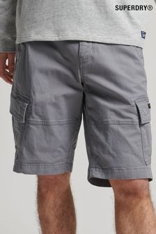 Superdry Grey Vintage Logo Cargo Shorts (A89489) | $86