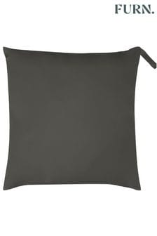 furn. Grey Plain Large Water UV Resistant Outdoor Floor Cushion (A89633) | kr545