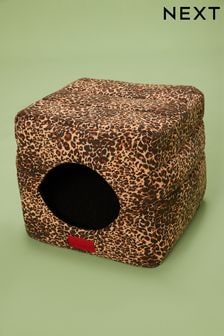 Animal Print Folding Cat Bed (A89730) | $45