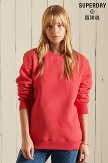 Superdry Red Vintage Logo Crew Sweatshirt (A89804) | CA$109