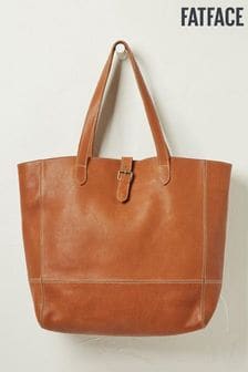 FatFace Brown Olivia Leather Tote Bag (A89907) | CA$258