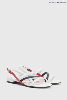 Tommy Hilfiger Red Strappy Flat Sandals (A90070) | 44 BD