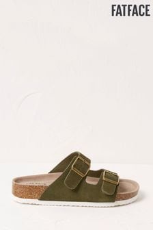 FatFace Green Meldon Double Strap Sandals (A90191) | ₪ 163